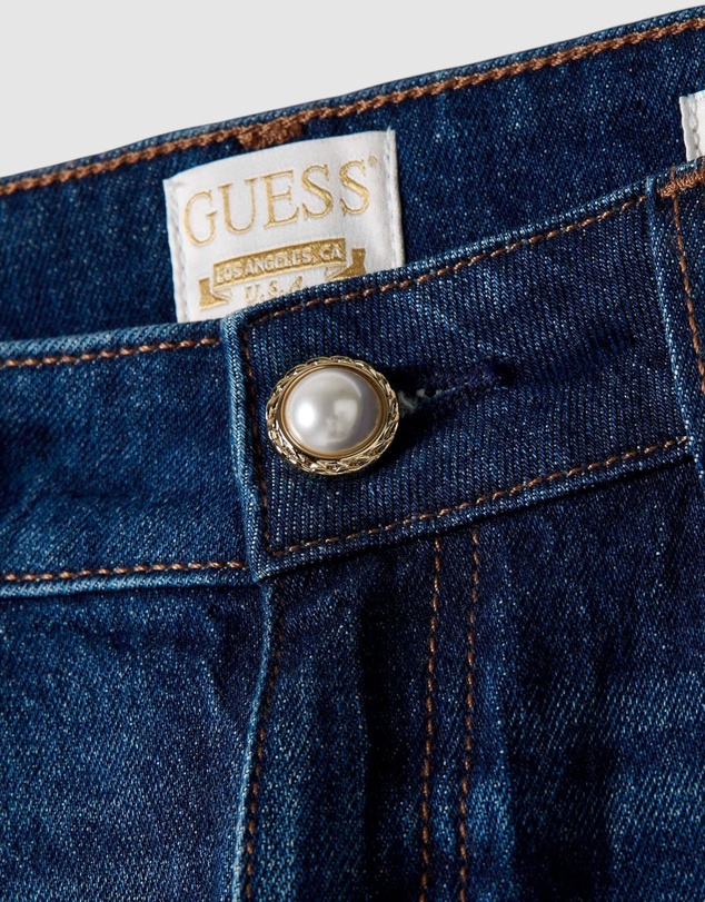 GUESS - 80s Mid Rise Straight Jeans