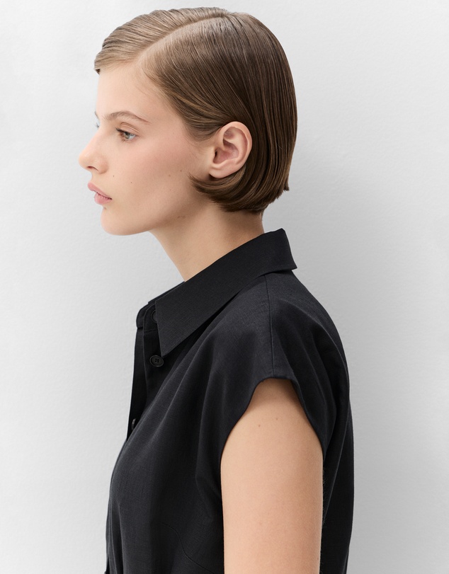UNISON - Collared Midi Dress