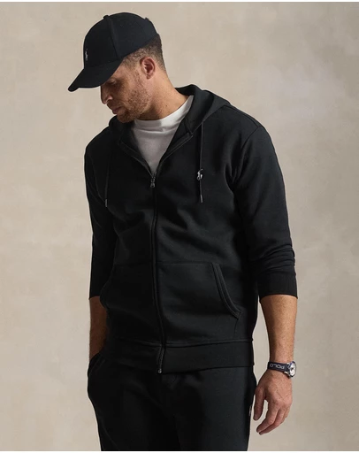 Polo Ralph Lauren - ICONIC EXCLUSIVE - Big & Tall Double-Knit Full-Zip Hoodie