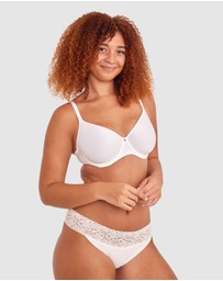 Bras N Things - Pure Body Full Cup Bra - White