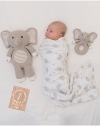 Living Textiles - Knitted Toy - Mason the Elephant