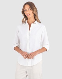 CAMIXA - Essy White Linen Shirt