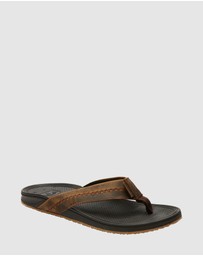 Billabong - Mens Brunswick Leather Thongs