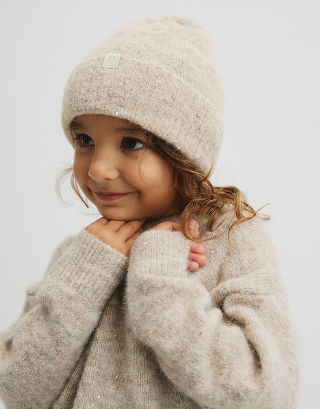 Country Road - Sequin Fluffy Beanie