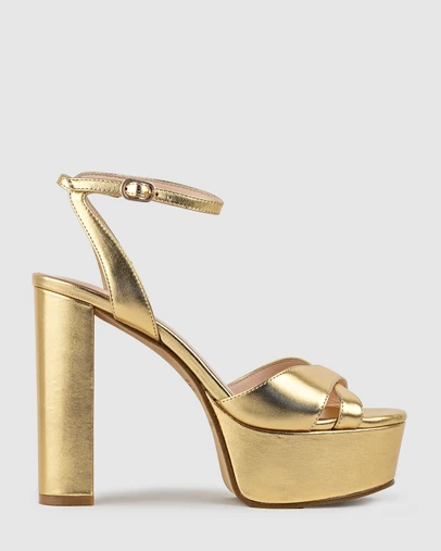 Edward Meller - RACHEL125 Crossover Platform Sandal