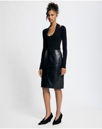 Lover - Solange Layered Knit Halter Top