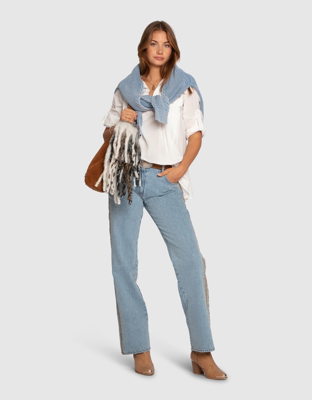 Belle & Bloom - Catch Feelings Pintuck Shirt
