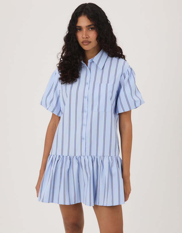 Atmos&Here - Claire Cotton Poplin Mini Dress