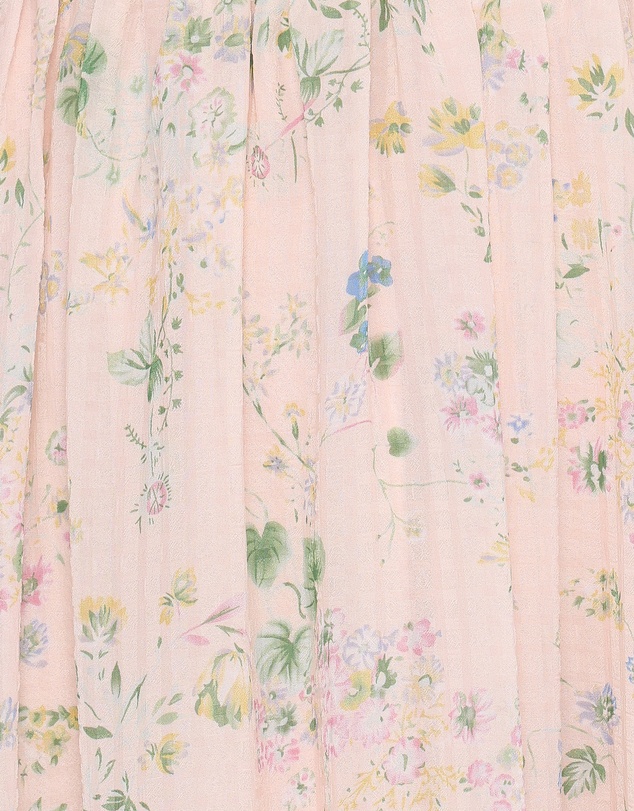 Petal & Pup - Angelica Midi Dress - Pastel Pink Floral
