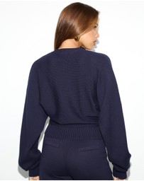 Dazie - Elise Zip Through Knit Jacket