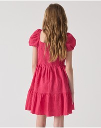 Decjuba Kids - Evie Textured Mini Dress - Kids-Teens