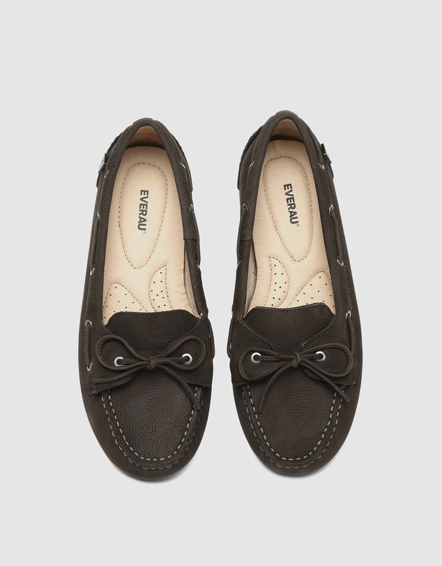 EVERAU - EverAU Ugg Monty Cow Leather Upper Loafer Oxfords Flats