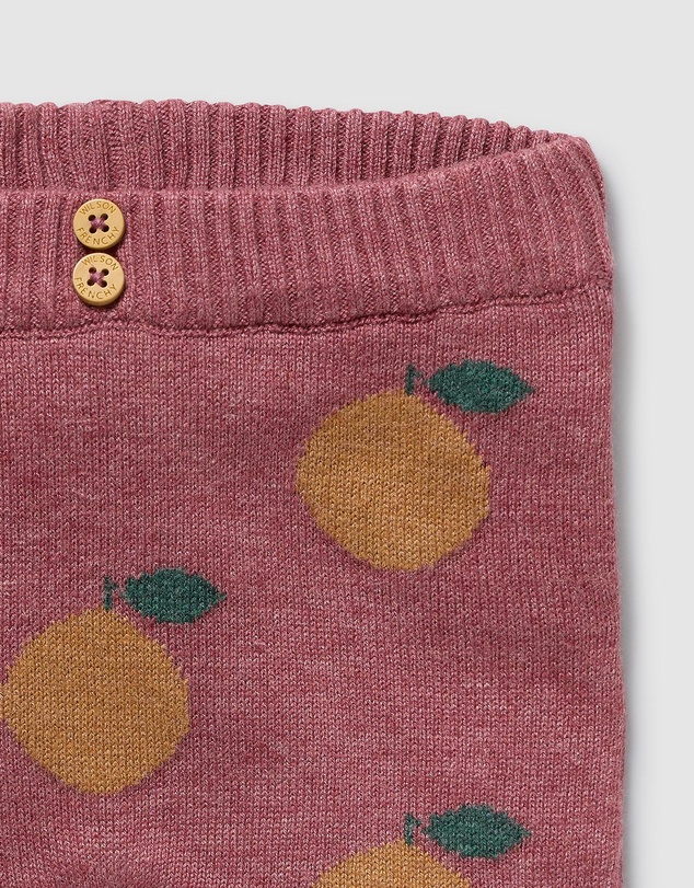 Wilson & Frenchy - Organic Knitted Jacquard Leggings - Babies