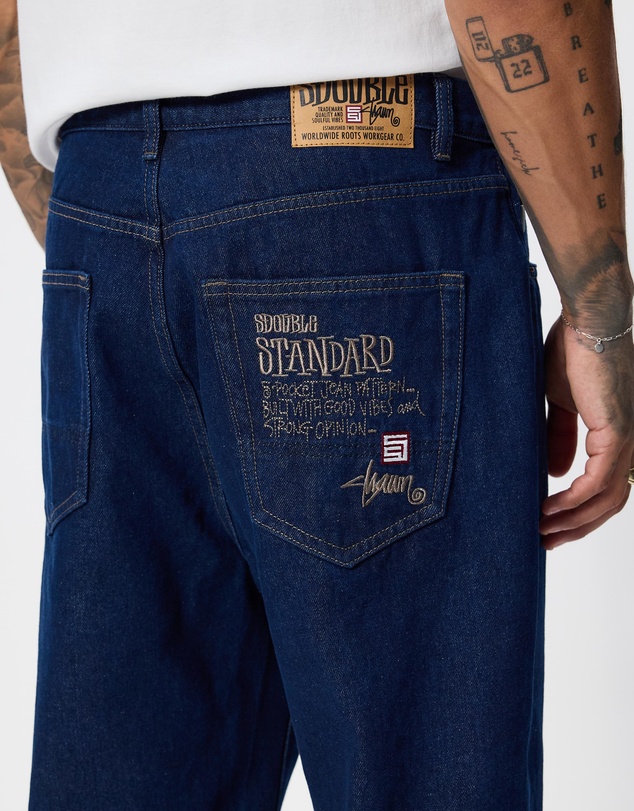 S Double - Emb 5 Pocket Standard Jeans