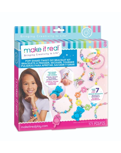 Make It Real - Make It Real Pop! Shake! Twist! DIY Bracelet Kit