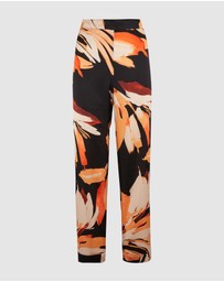 Sans Complexe - Pure Chic Floral Print Viscose Satin Pyjama Pants