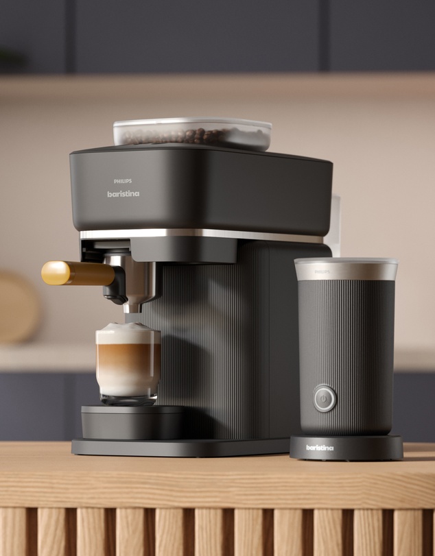 Philips - Baristina Milk Frother Silhouette Black