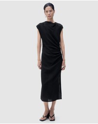 M.N.G - Kelly Draped Straight Dress