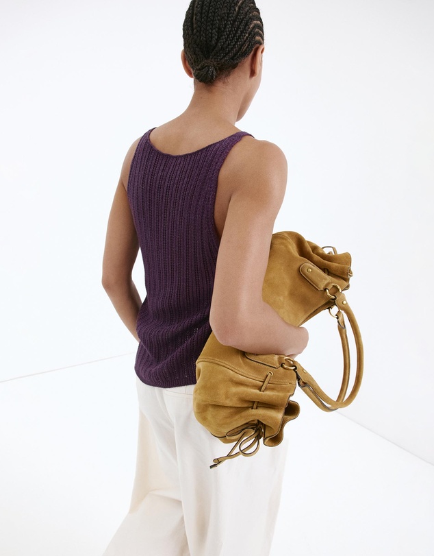M.N.G - Openwork Lurex Knit Top