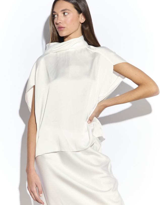 Glamorous - Scarf-neck Top
