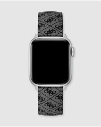 GUESS - Guess Apple Band - Quattro G Charcoal Leather 38/40/41mm