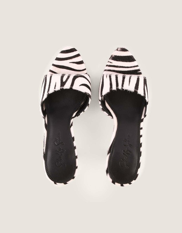 Shelly Shen - Addison High Sandals Zebra