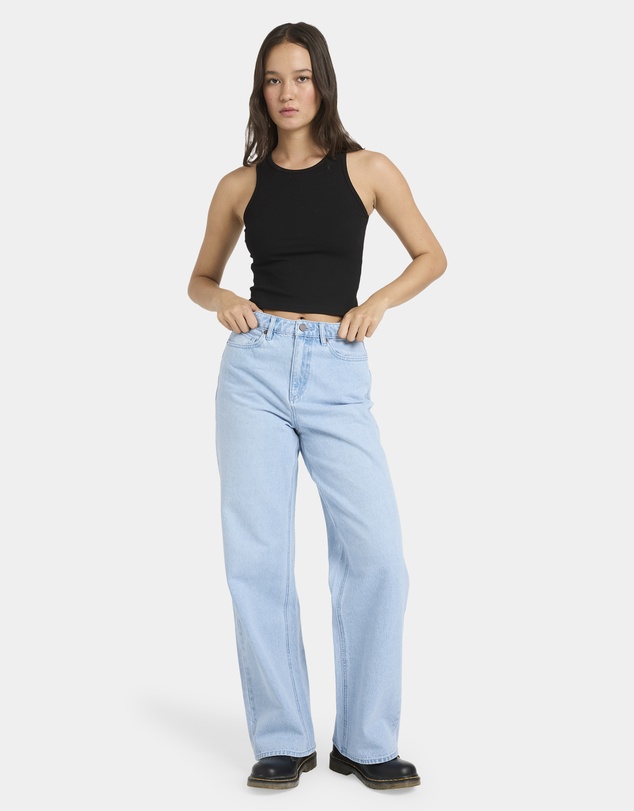 Volcom - Womens Stoned BF High Rise Denim Jeans