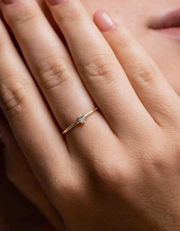 Luna Rae - Solid Gold - Grace Ring