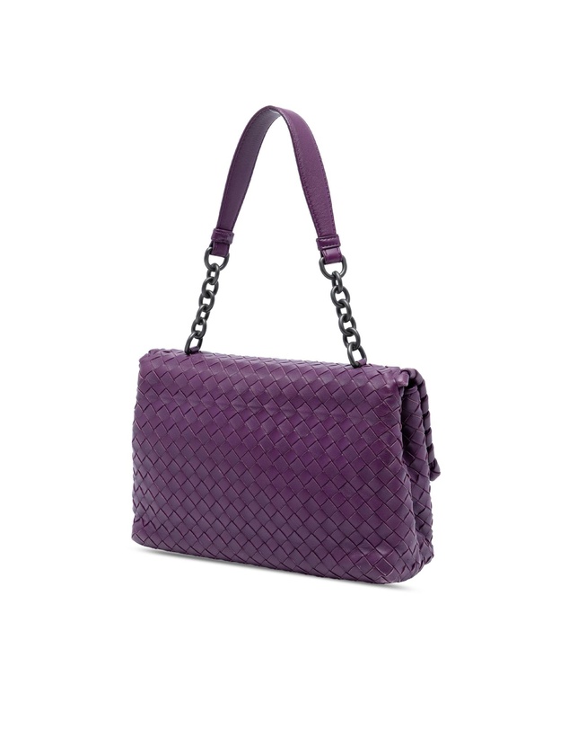 Pre-Loved by Azura Reborn - Pre-Loved Small Nappa Intrecciato Olimpia Shoulder Bag