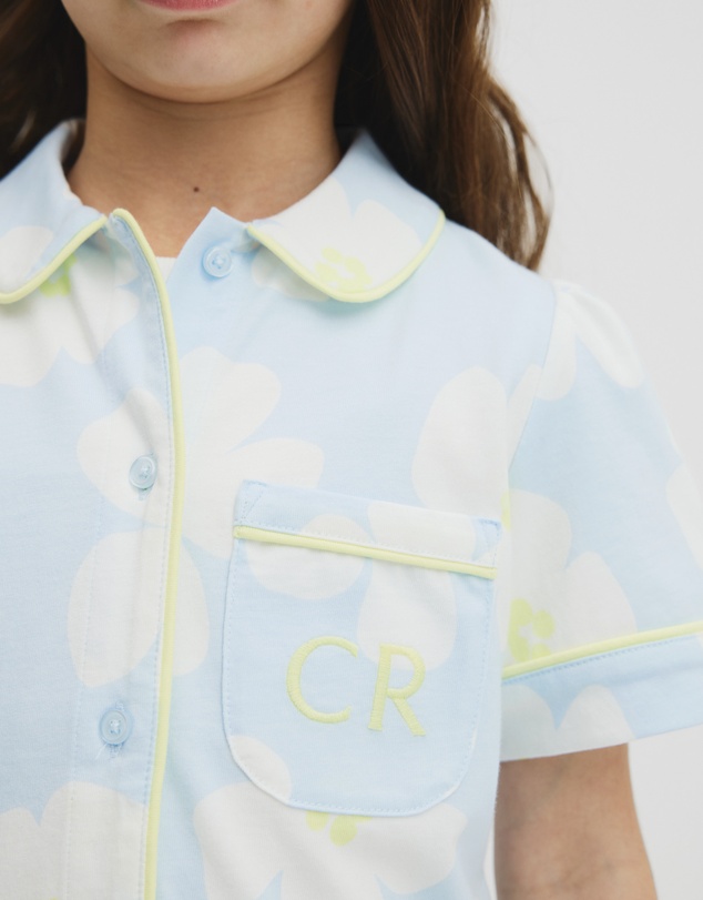 Country Road - Australian Cotton Short Sleeve Button Through Sleep