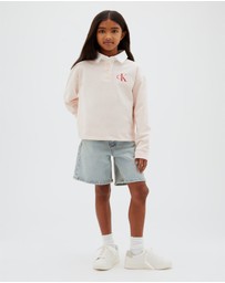 Calvin Klein Jeans - Girls Rugby Monologo Longsleeve Polo