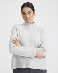 Everly Collective - Denver Mock Knit Sweater
