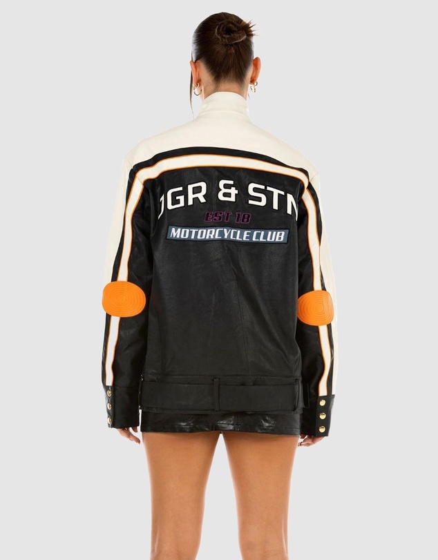 JGR & STN - Brooklyn Oversized Moto Jacket