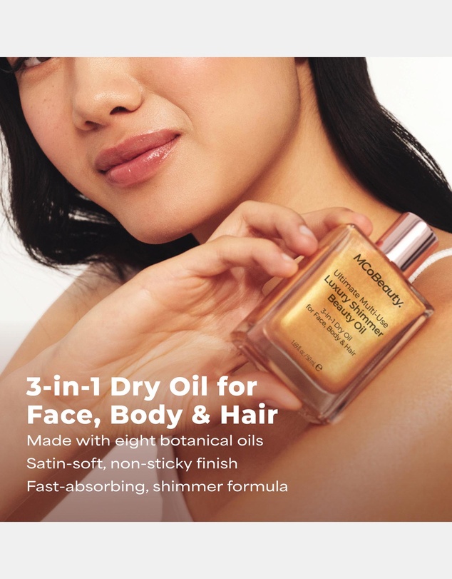 MCoBeauty - Ultimate Multi-Use Luxury Shimmer Beauty Oil 50ml