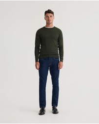 Oxford - Crew Neck Pure Wool Pullover