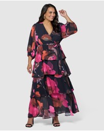 Pink Dusk by Curve Project - Temptress Maxi Dress
