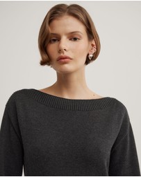 Witchery - Boat Neck Knit Dress