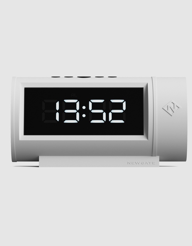Newgate - Newgate Pil Led Alarm Clock White
