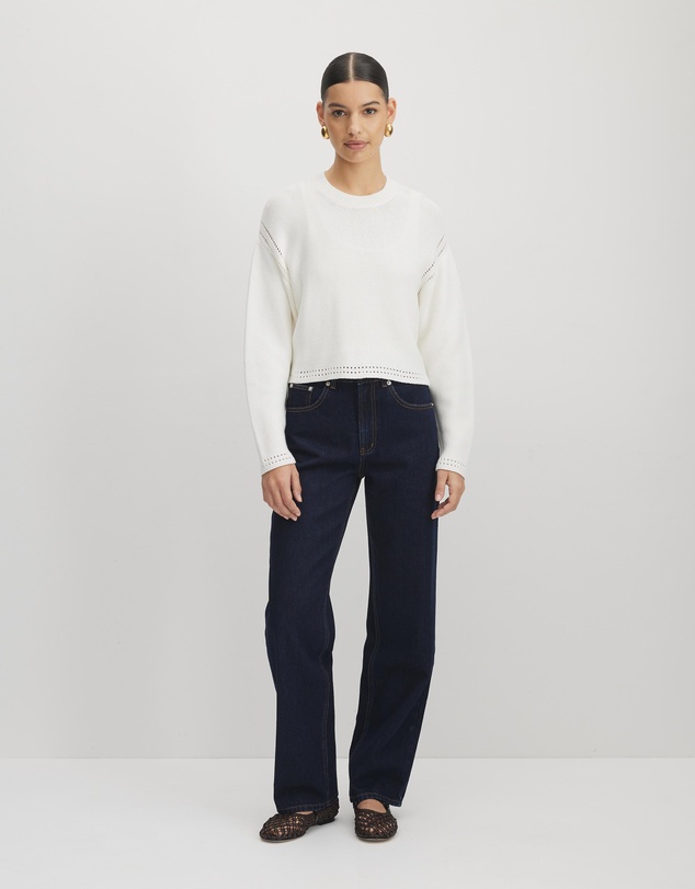 AERE - Aurelia Straight Leg Jeans