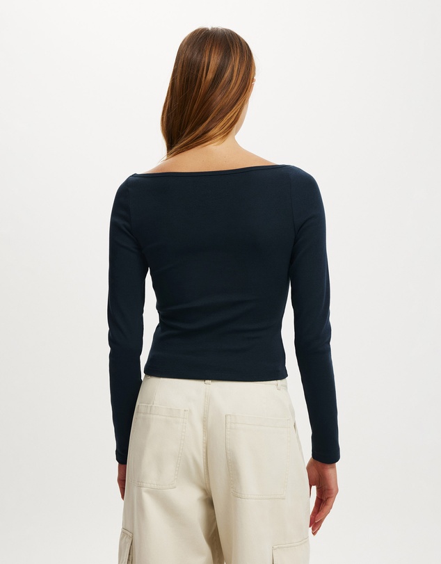 Cotton On - The Ls Off Shoulder Graphic Tee
