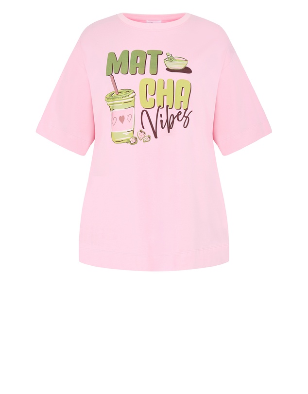 City Chic - Arabella Matcha Relaxed Sleep Tee