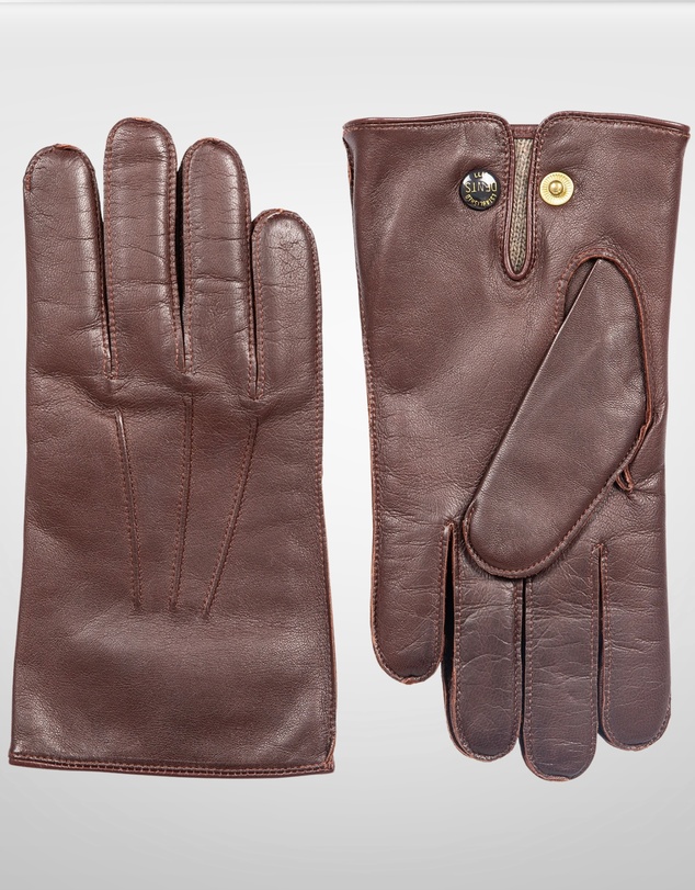 DENTS - Officers Classic Leather Gloves w 100% Wool Lining
