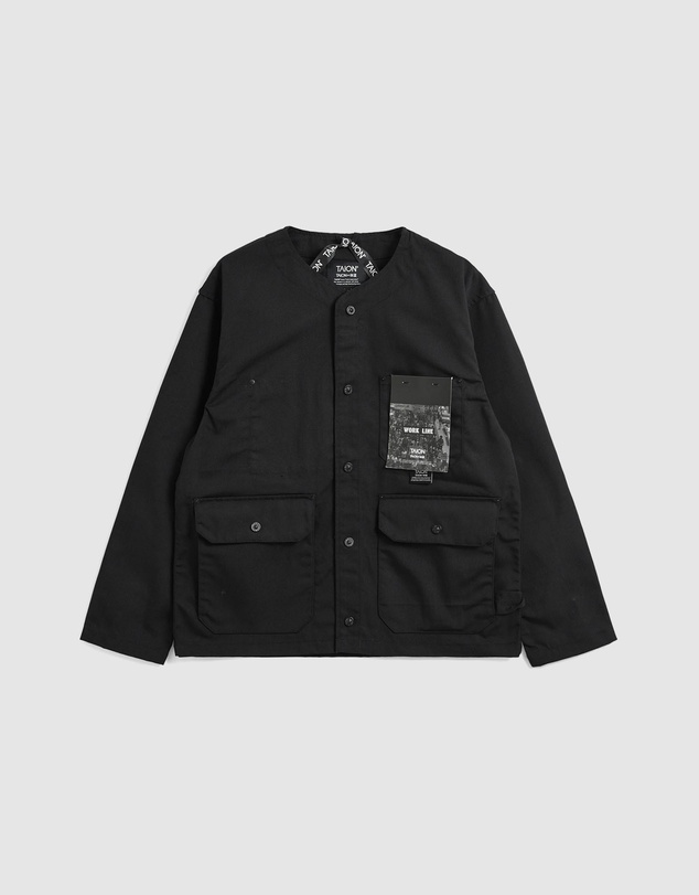 TAION - Non Down Work Button Cardigan