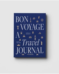 Printworks - Printworks Bon Voyage Travel Journal-Blue Beige