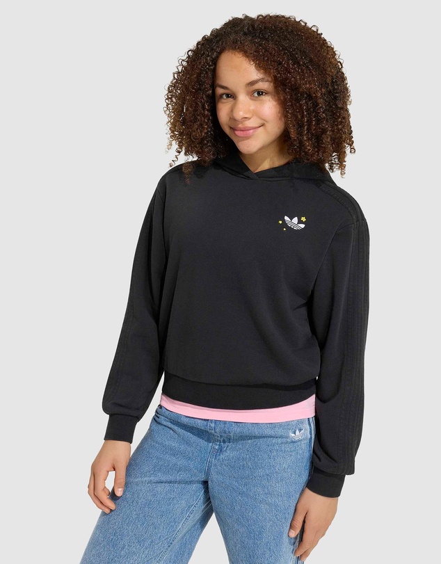 adidas Originals - Adidas Care Bears Boxy Cropped Hoodie - Kids-Teens