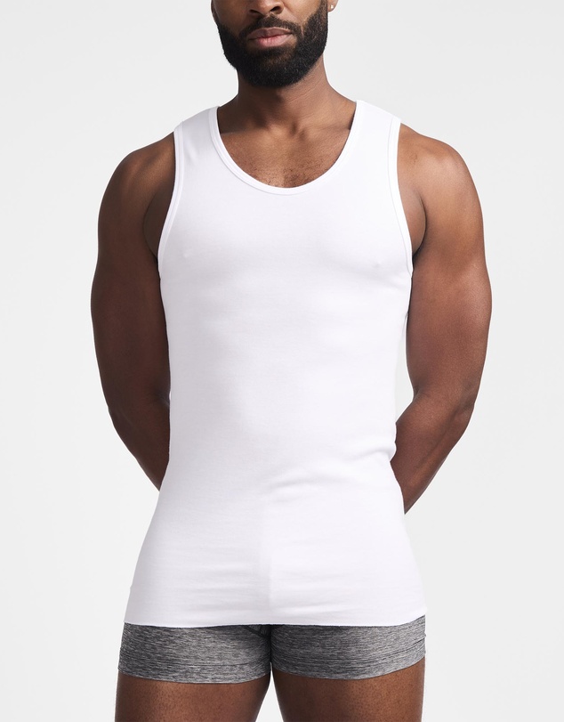 Jockey - Jockey Mens Athletic Singlet 2pk