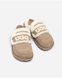 Ozwear Connection Uggs - Ugg Violet Shearling Slipper (Elastic Logo) (Detachable Feature)
