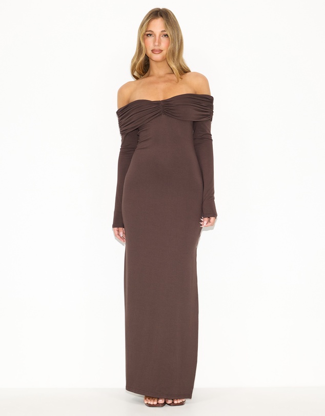 Dazie - Katia Off Shoulder Jersey Dress