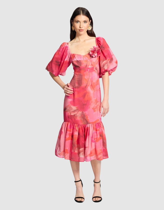 Honey and Beau - Layla Puff Sleeve Dress