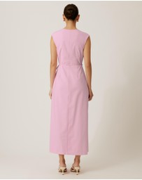 Tussah - Becca Linen Blend Wrap Dress